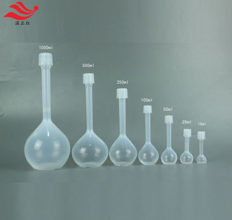 PFA容量瓶多晶硅螺纹口计量瓶刻度线精准耐腐蚀定量瓶