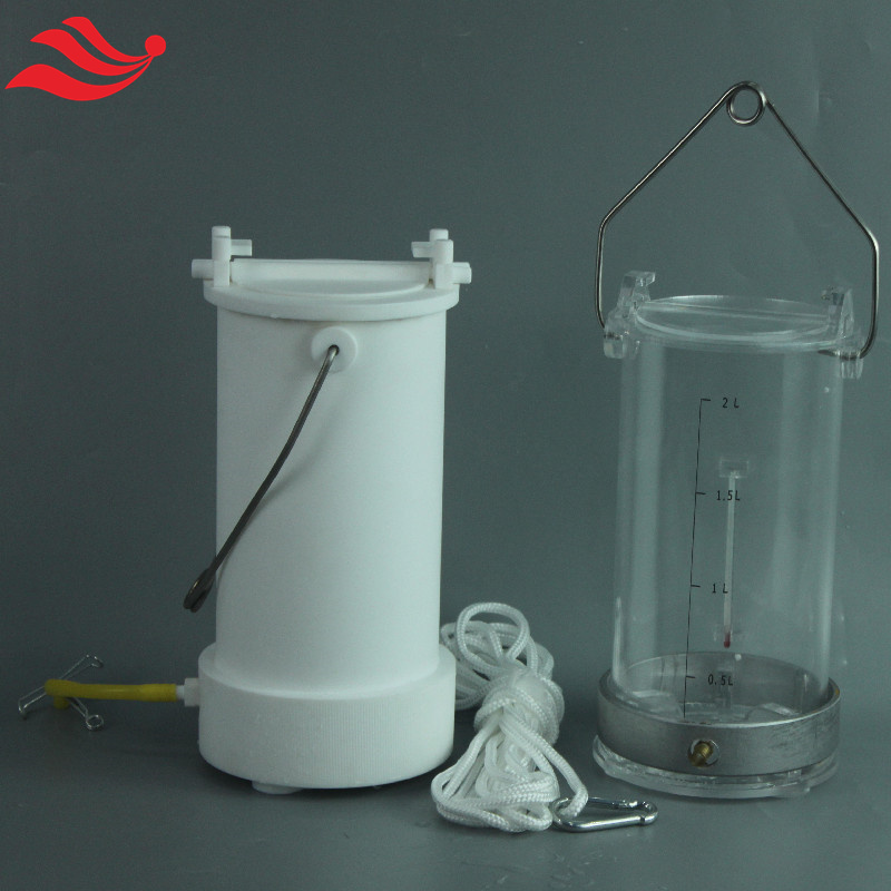 PTFE深水取样器2.5L抗摔无溶出析出环境水体取样装置